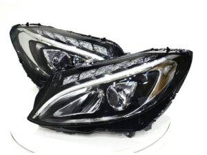 MERCEDES BENZ W205 SINGLE LED HEADLIGHT 2059067303 2059067403 REFURBISHED